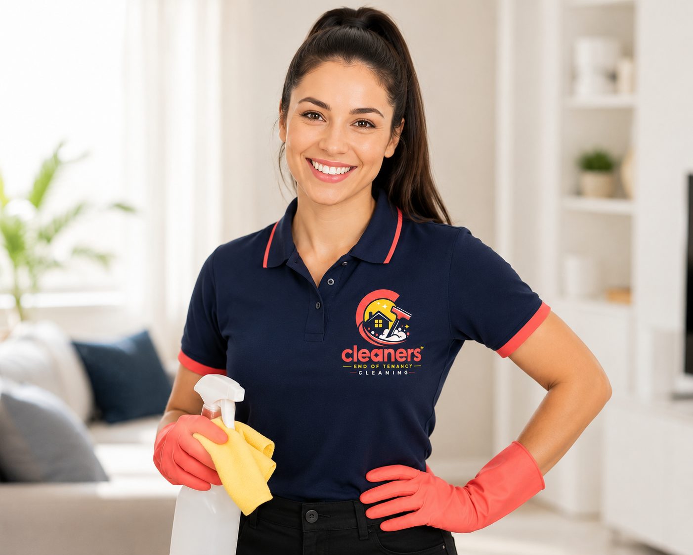 Cleaners End of Tenancy Cleaning team member